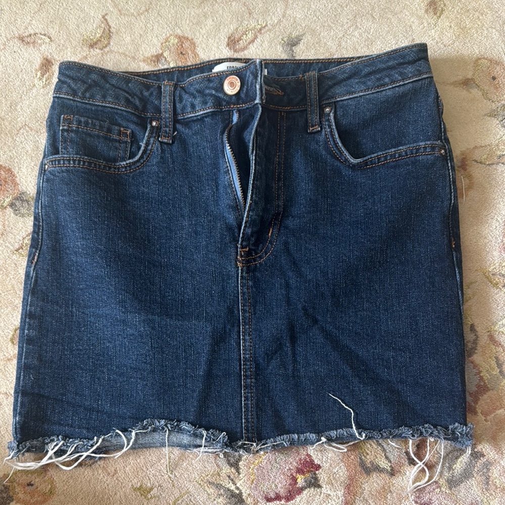 Forever 21 Blue Mini Pencil Skirt Casual